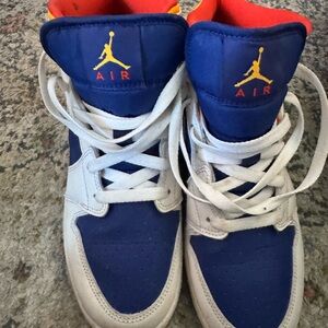 Nike Red, Blue, and White Sneakers